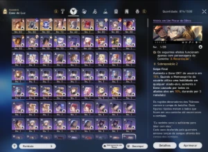 10 Personagens 5 estrelas limitados+3 Cones 5 estrelas limit - Honkai: Star Rail