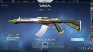 Conta valorant com 360 reais em skins