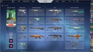 Conta valorant com 360 reais em skins