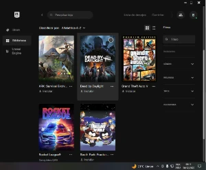 Conta Epic Games 5 jogos