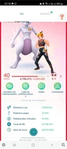 Conta Pokemon GO - LVL 40 - Pokémon