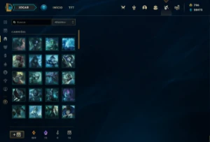 Vendo conta lv 491, 219 skins (possui todas as ultimates). - League of Legends LOL