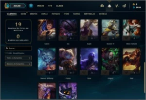 Conta platina 2 com 2 skins e 27 champs - League of Legends LOL