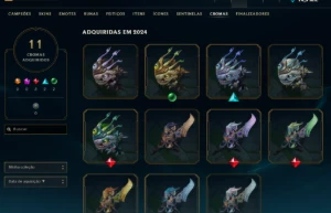 [Entrega Automática] Conta Lol Platina, 50 Skins, 1 Lendária - League of Legends