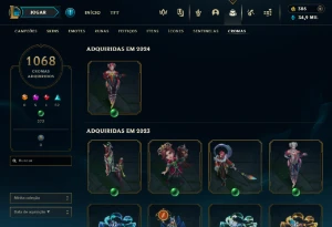 Conta Lol (1516 Skins) + Valorant (Beta) - League of Legends