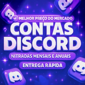 Contras Nitradas Discord Mensal/Anual - Redes Sociais