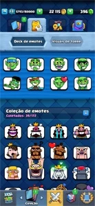 Conta lvl 13 Com vários Emotes raros - Clash Royale