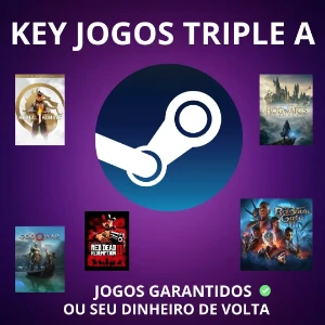 Steam Keys Aleatórias | Steam Key De Jogos R$70,00 - R$400 - Others