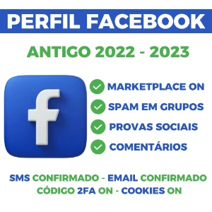 Perfil Facebook 2022-2023 | Spam, Markteplace... |LOGIN, 2FA - Redes Sociais