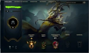Vendo conta League of Legends LOL