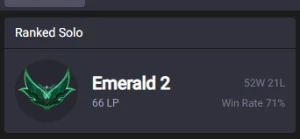 Conta Upada Mao 72%Winrate Esmeralda - League of Legends LOL