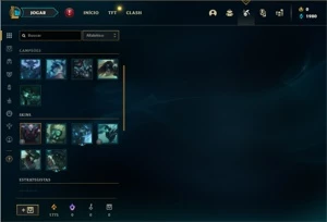 Conta ouro 4 com 22 Champs e 11 Espolios - League of Legends LOL