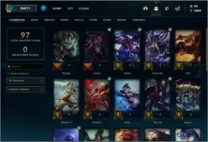 Conta League of Legends (LoL) Platina 1