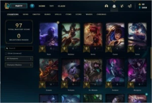 Conta League of Legends (LoL) Platina 1
