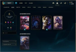 Conta League of Legends (LoL) Platina 1
