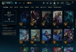 Conta Esmeralda 2 com 60 Champs e 8 Skins - League of Legends LOL
