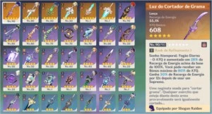 Raiden Shogun + Arma l AR 53 - Genshin Impact