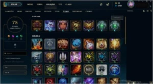 Conta Ouro 1 mmr alto - League of Legends LOL