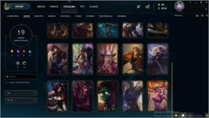 Conta Ouro 1 mmr alto - League of Legends LOL