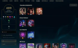 Skins do Faker Autografada, Jinx e Viego Exaltada - League of Legends LOL