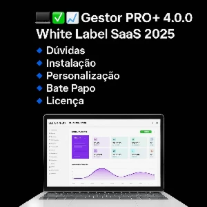 🙋‍♂️💻✅Gestor PRO+ 4.0.0 Dúvidas, Instalação/Personalização