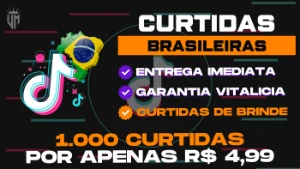 [Promoção] 1K Curtidas para TikTok