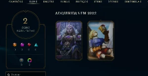 Conta diamante 3 lol pc LOTADA de Fragmento de skin - League of Legends