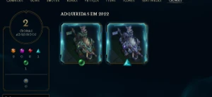 Conta diamante 3 lol pc LOTADA de Fragmento de skin - League of Legends