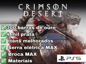 Crimson Desert - Itens, Ouro,Prata, Materias,armas,etc (PS5) - Outros