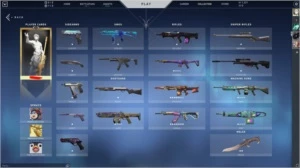 Conta VALORANT, Várias skins