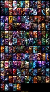 conta LOL 132 skins borda platina - League of Legends