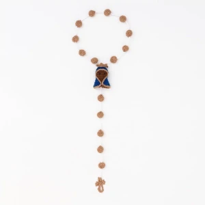 Terço Nossa Senhora Aparecida em Amigurumi - Artesanato e Personalizados
