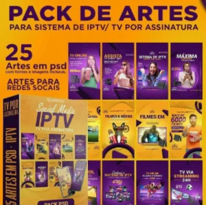 Pack Artes Editáveis Iptv - Outros