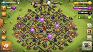 CLASH OF CLANS CV 10 SEMI FULL