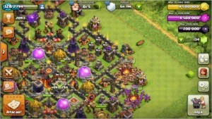 CLASH OF CLANS CV 10 SEMI FULL