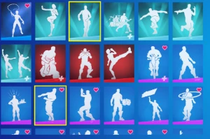 Todos os passes Fulls, 22+ Skins de Loja, 97 Picaretas, 103 - Fortnite