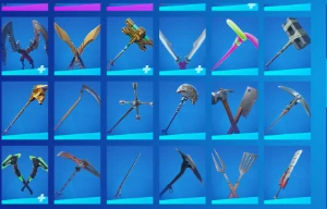Todos os passes Fulls, 22+ Skins de Loja, 97 Picaretas, 103 - Fortnite