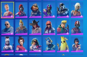 Todos os passes Fulls, 22+ Skins de Loja, 97 Picaretas, 103 - Fortnite