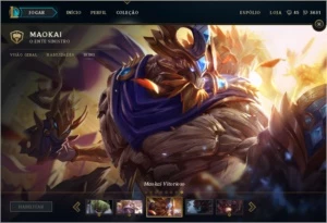 Conta lol Platina 2 , 85 campeões + ou - 20 skins - League of Legends