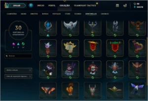 Conta League of Legends, Platina, 600 Skins LOL