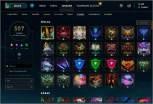 Conta League of Legends, Platina, 600 Skins LOL