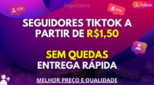Seguidores Tiktok (Mundiais/Br) (Envio Rápido) - Redes Sociais