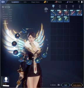 Conta mir4 Taoista NA 102 Nv 55 PP 57k