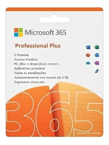 Office 365 Vitalício | 5 Dispositivos | 1TB OneDrive - Softwares e Licenças