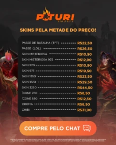 Envio De Skins/Passes/Chibi/Arena Lol - Envio Imediato - League of Legends