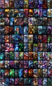 Conta Gold V Borda gold 121 Champs e 111 skins 19 page rune