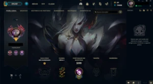 Conta League of Legends Level 425 e 328 skins LOL