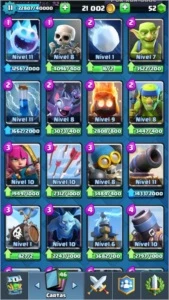 conta de Clash royale lvl 11,e clash of clans cv8