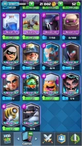 conta de Clash royale lvl 11,e clash of clans cv8