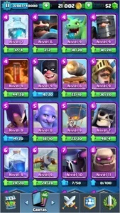 conta de Clash royale lvl 11,e clash of clans cv8